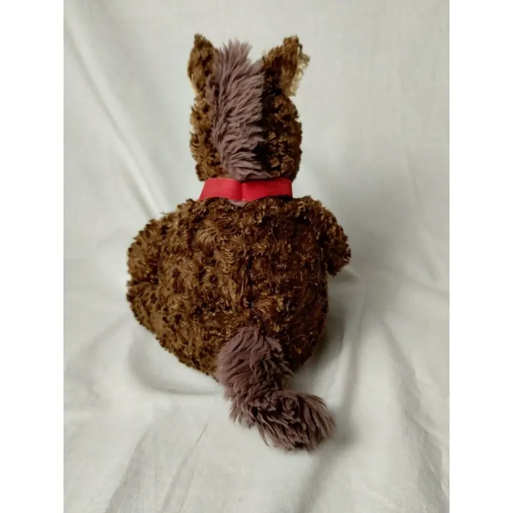 Amela Designs Brown Horse Plush 9-inch Stuffed Animal Toy - Spot in Collar